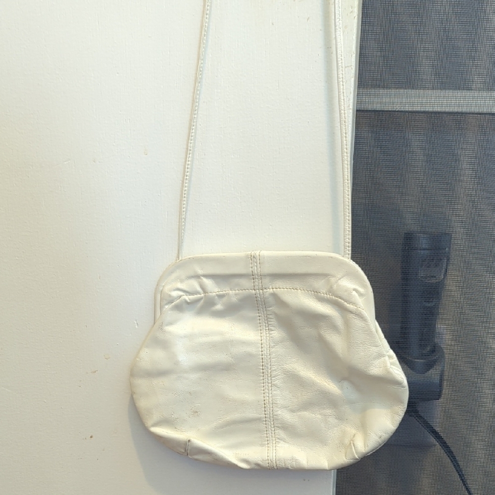 White Crossbody Bag with Minimalist Design